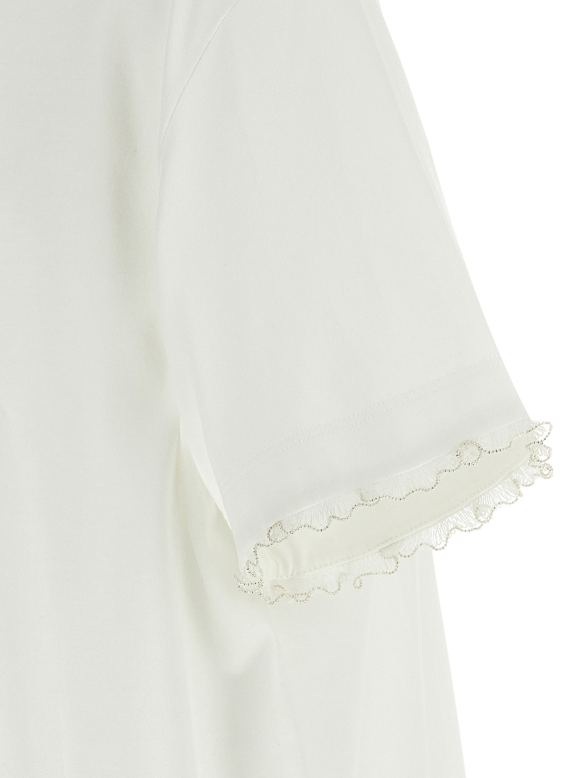 T-shirt Fabiana Filippi en coton blanc