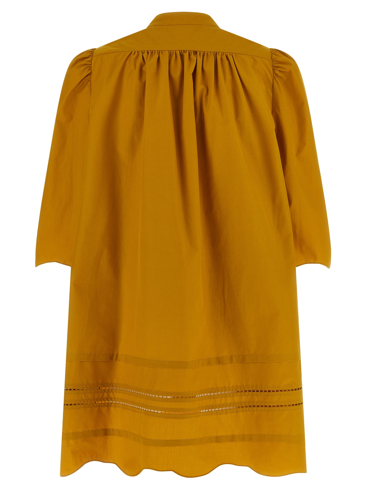 Robe courte bicolore en coton Fabiana Filippi