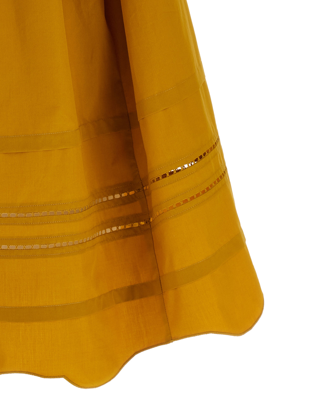 Robe courte bicolore en coton Fabiana Filippi