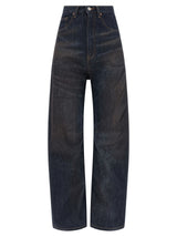 MM6 Maison Margiela Blue Cotton High-Waisted Jean