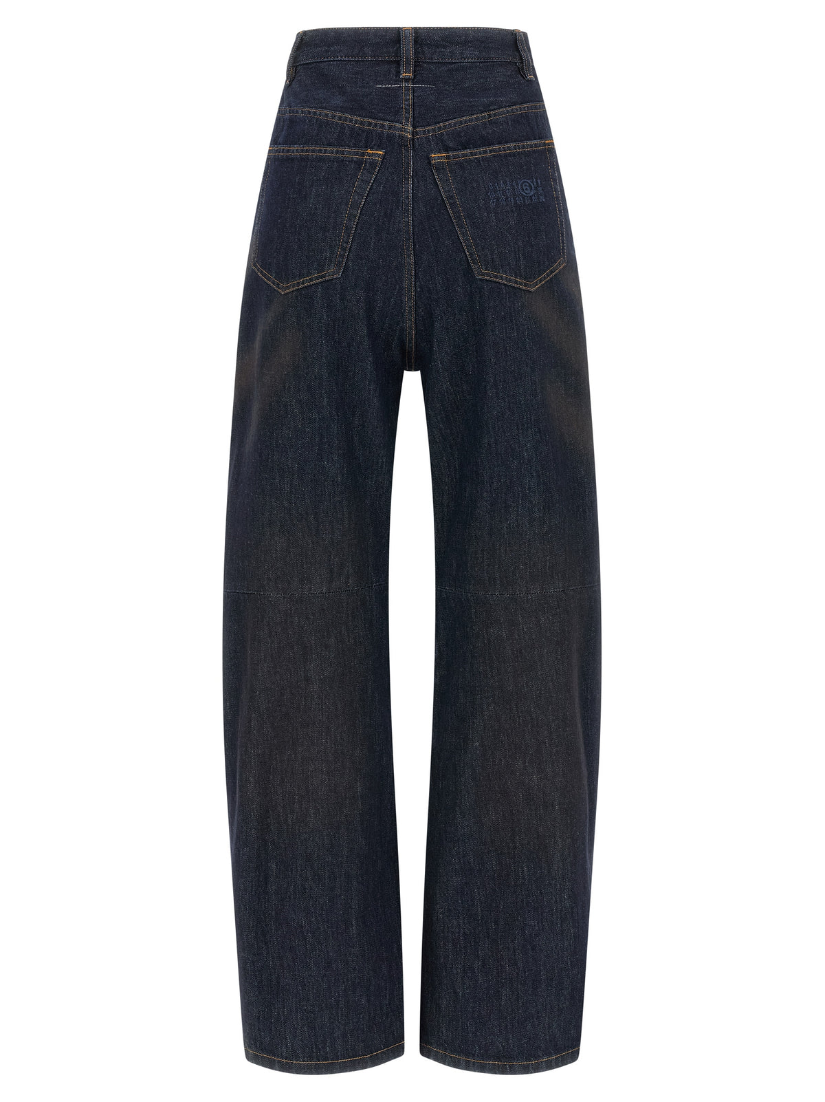 MM6 Maison Margiela Blue Cotton High-Waisted Jean