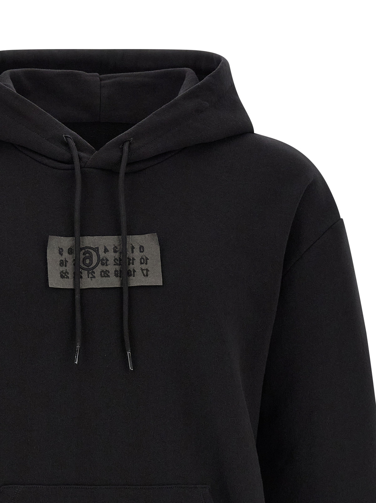 MM6 Maison Margiela Black Cotton Sweatshirt