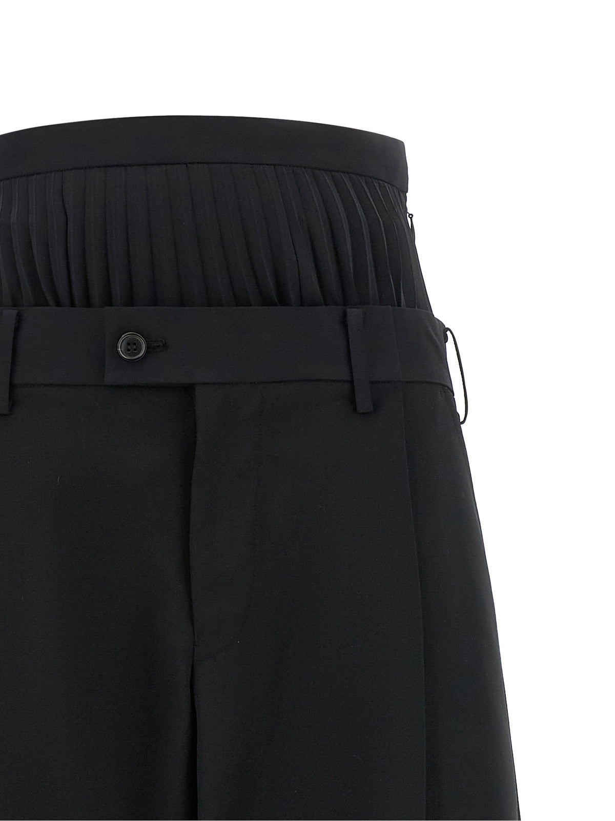 Junya Watanabe Black Wool Blend Trousers for Women