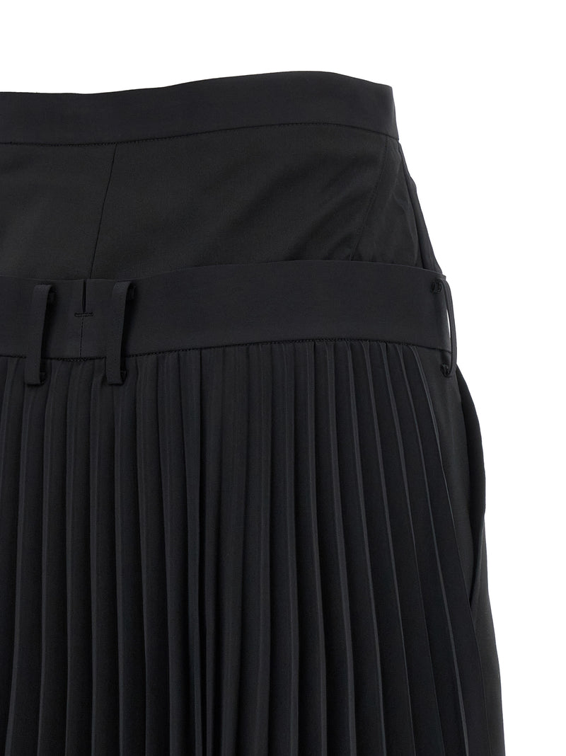 Junya Watanabe Black Wool Pants - Avant-Garde Tailoring