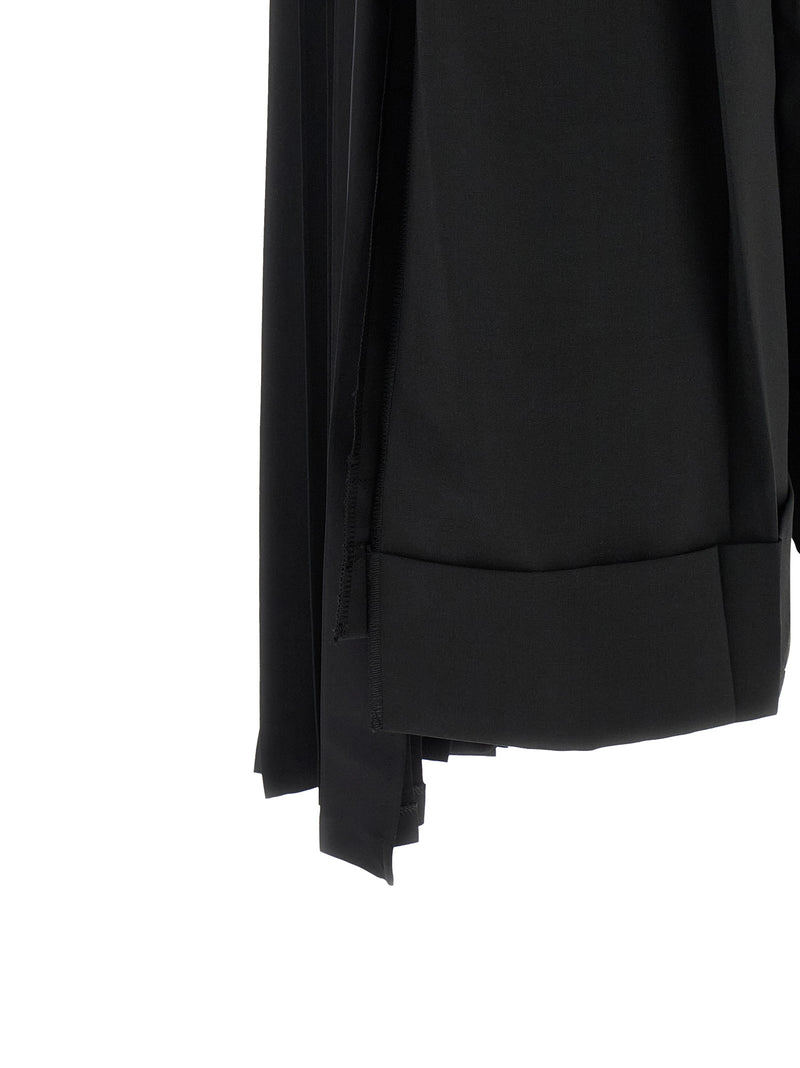Junya Watanabe Black Wool Pants - Avant-Garde Tailoring