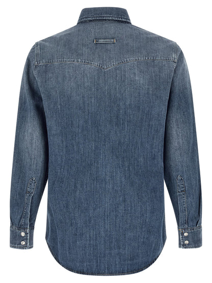 Department 5 Blue Cotton Blouse