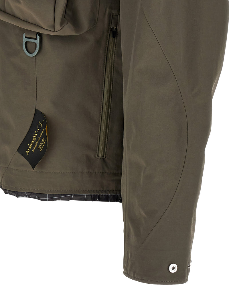 Undercover Gray Nylon Parka for Men