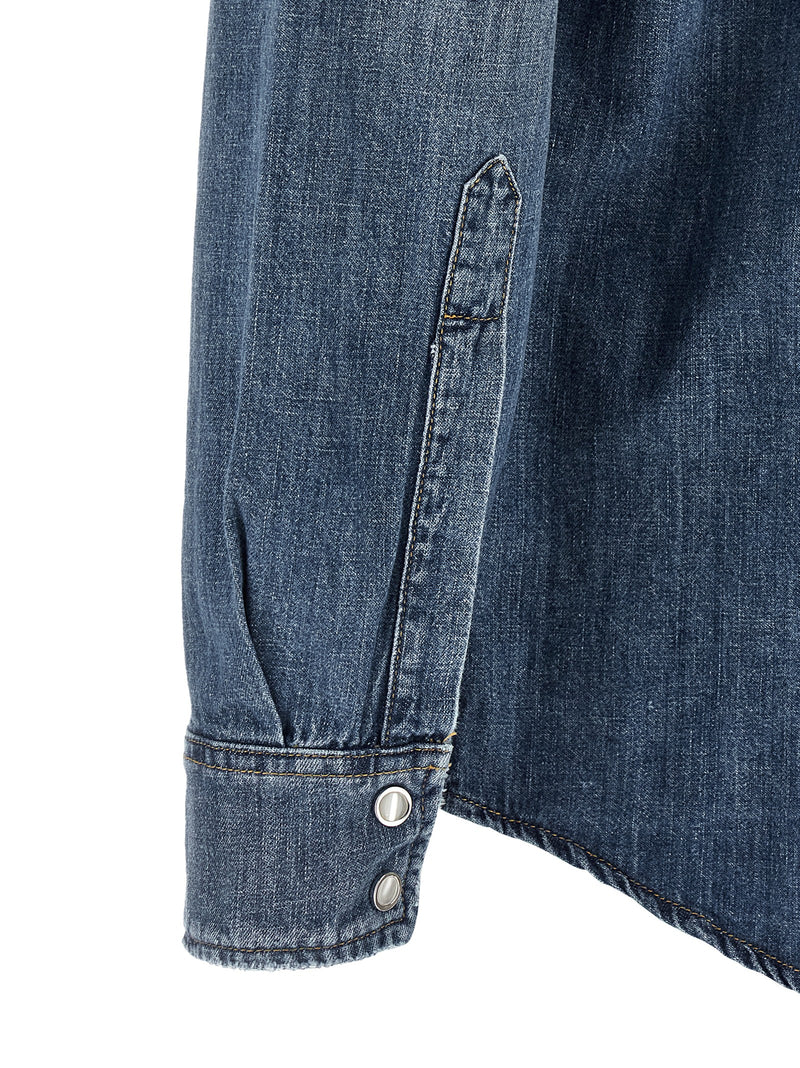 Department 5 Blue Cotton Blouse