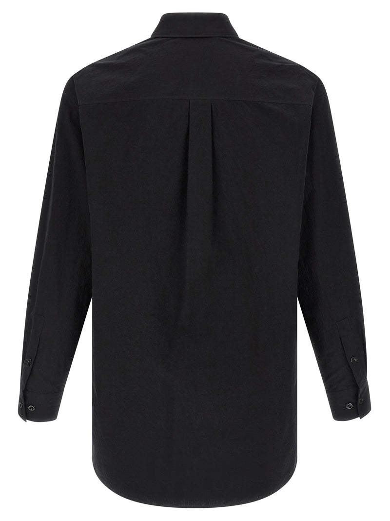 Lemaire Black Cotton Blouse - Two Pocket Shirt