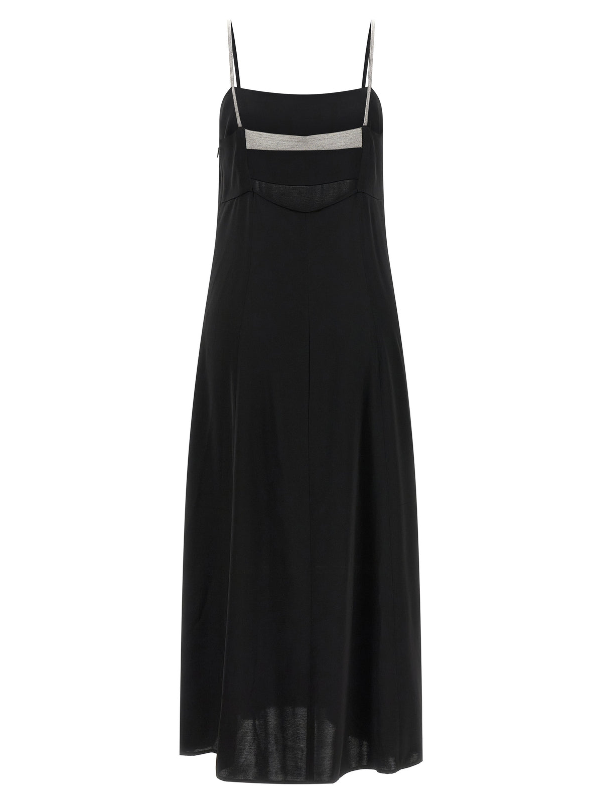 Peserico Black Viscose Long Dress