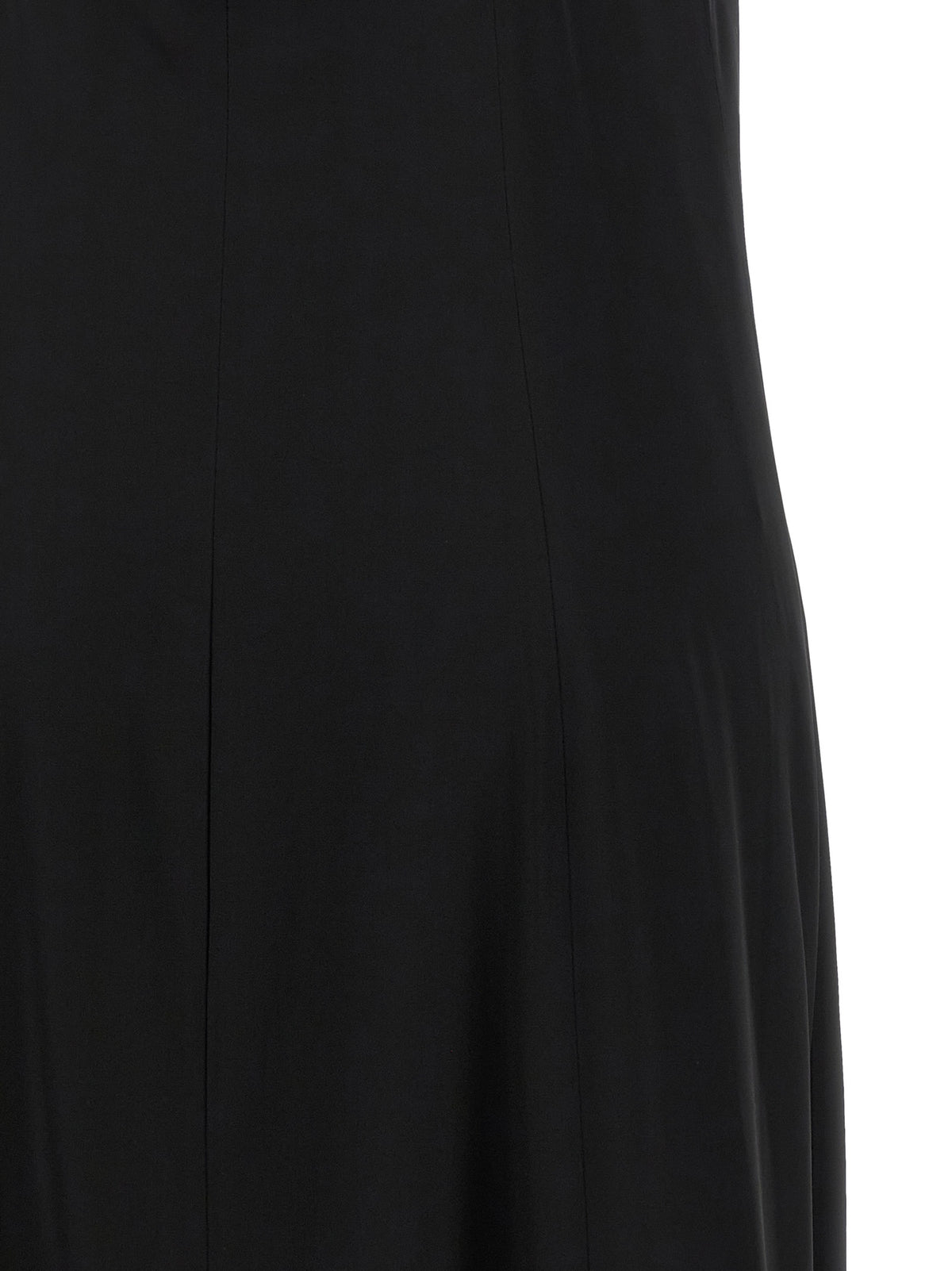 Peserico Black Viscose Long Dress