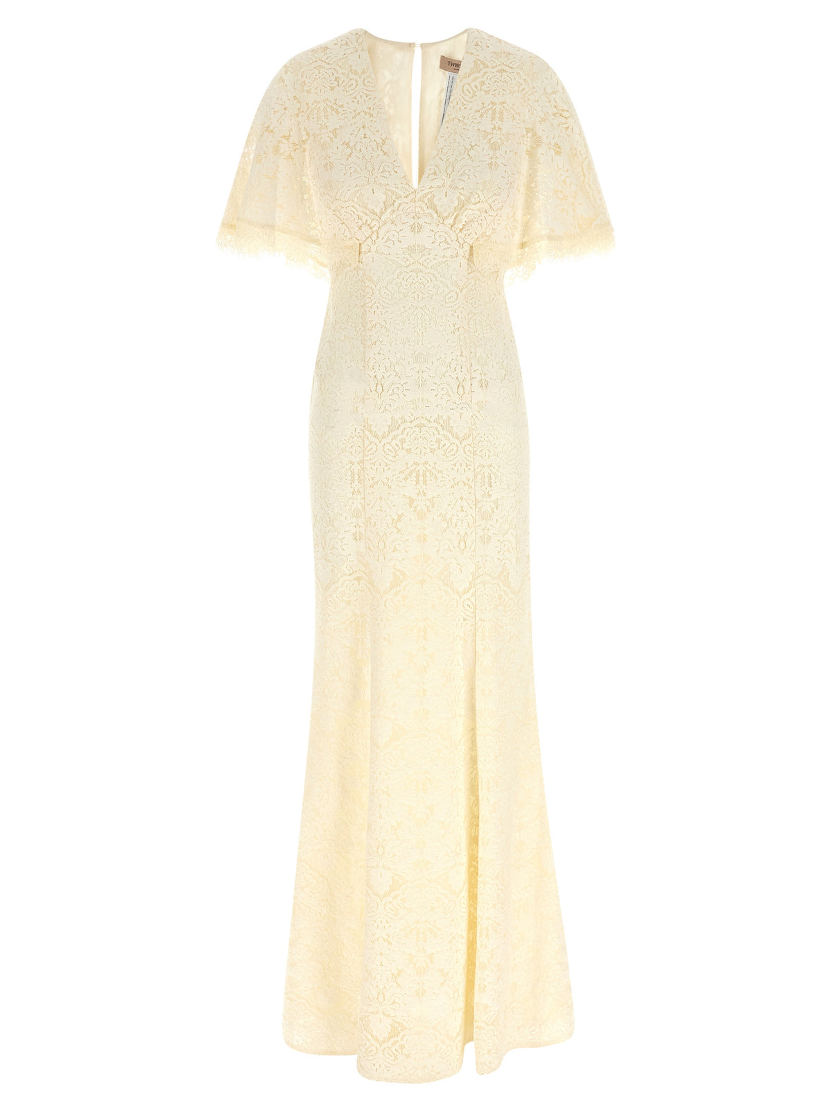Robe Longue en Coton Blanche Twinset