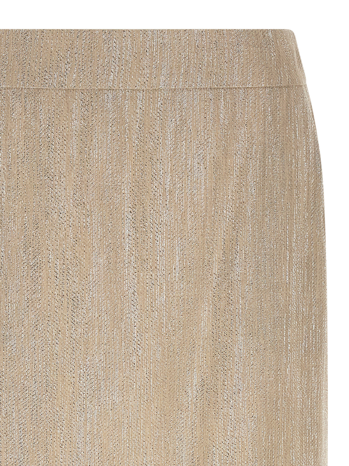 Jupe mi-longue Peserico en viscose beige