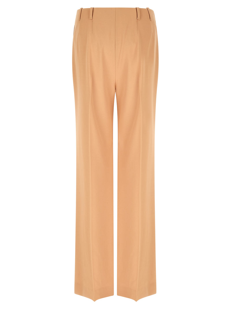 Ermanno Scervino Beige Acetate Casual Pants for Women