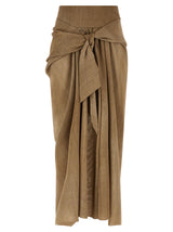 Ermanno Scervino Beige Mini Skirt in Polyester