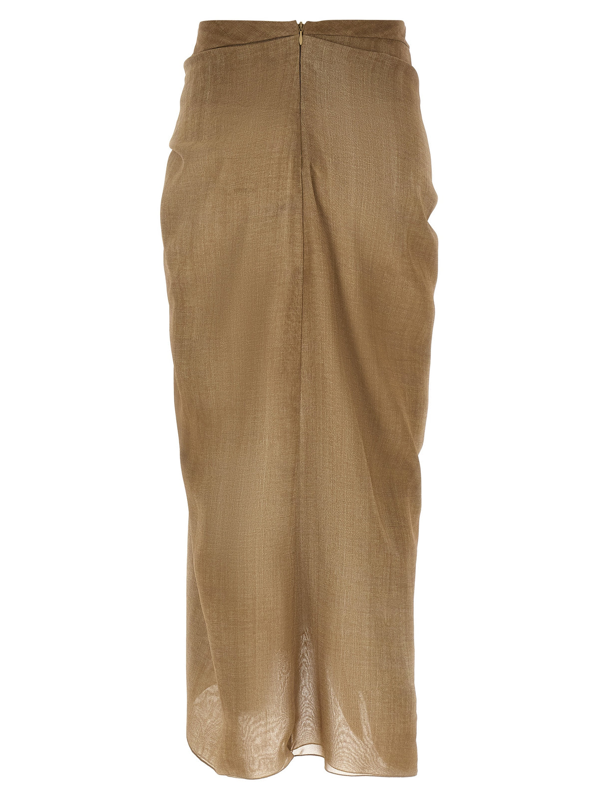 Ermanno Scervino Beige Mini Skirt in Polyester