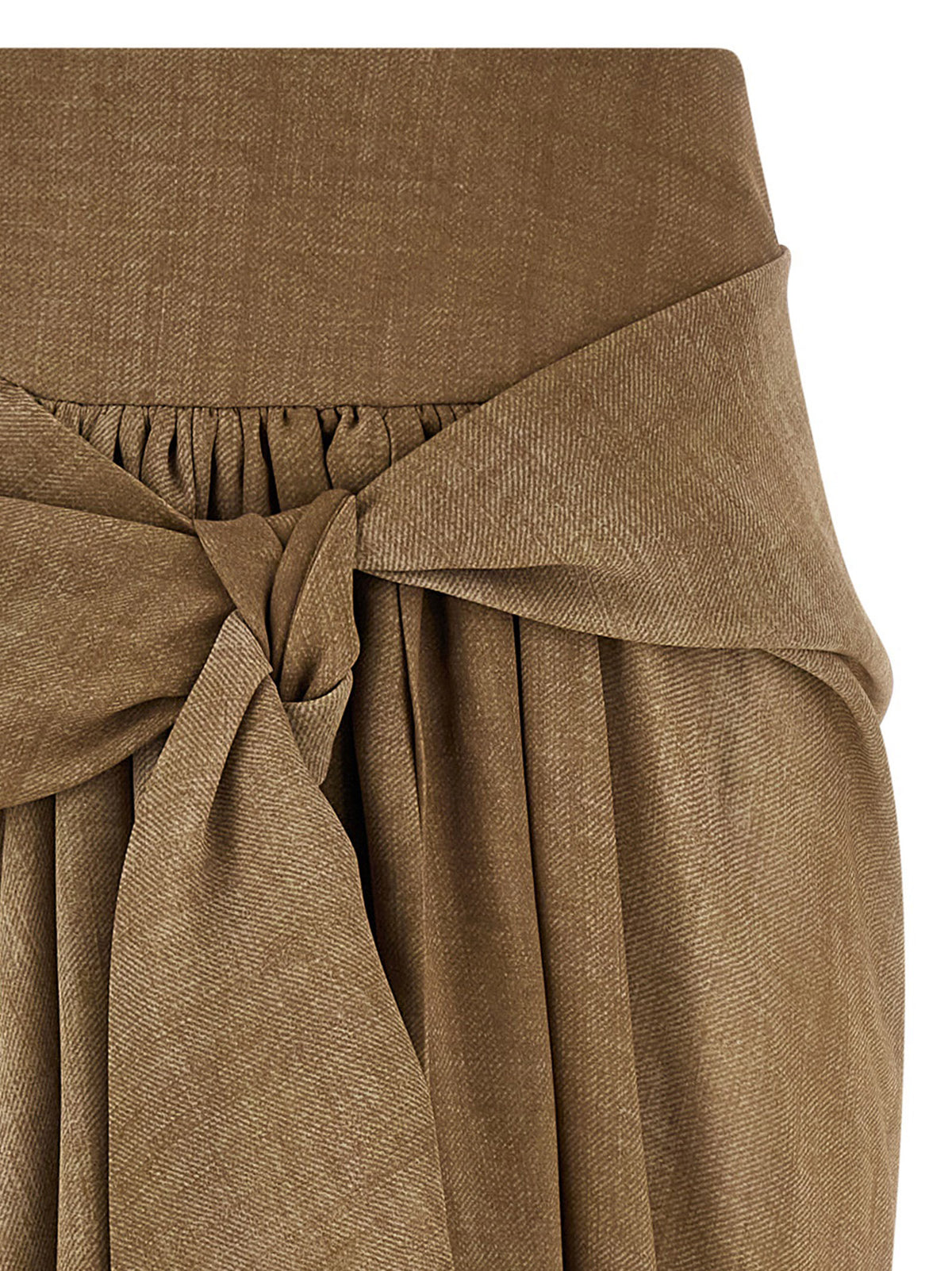Ermanno Scervino Beige Mini Skirt in Polyester