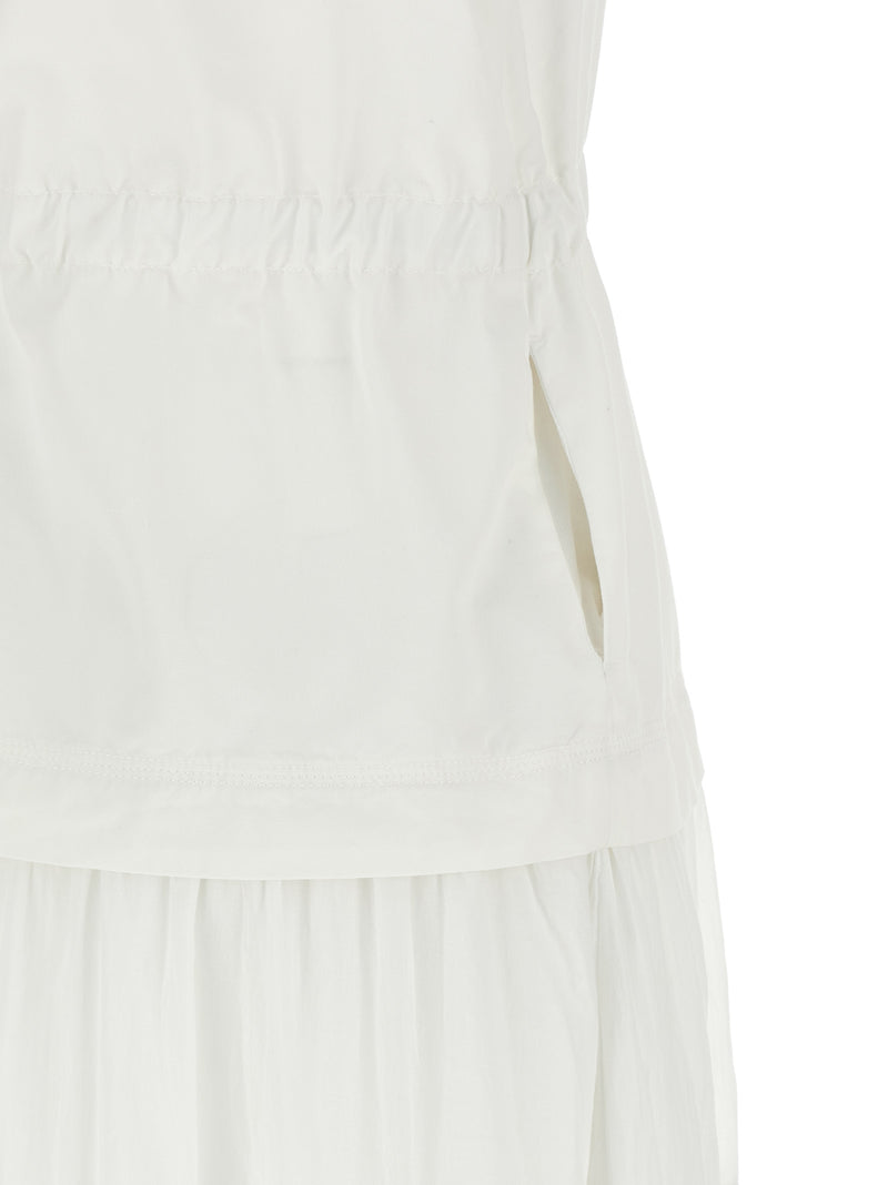 PINKO Casarsa White Cotton Long Dress for Women