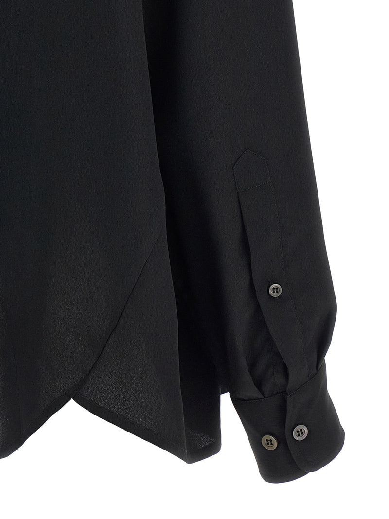 Dries Van Noten Black Polyester Blouse