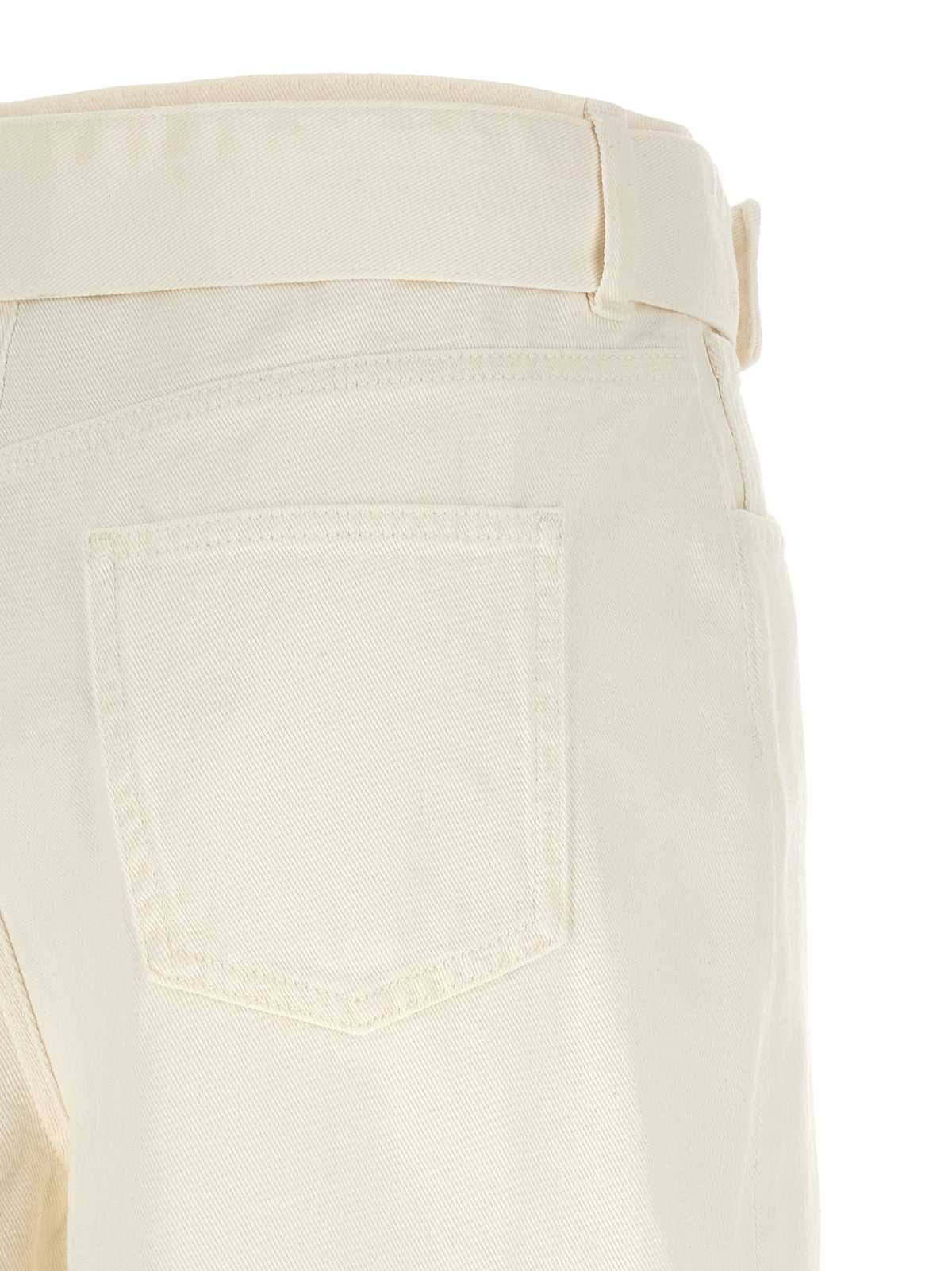 Twinset White Cotton Flared Jeans for Women