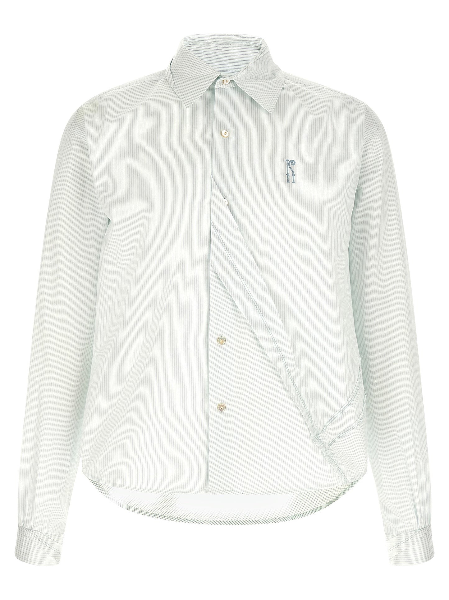 Kiko Kostadinov Bicolor Cotton Blouse