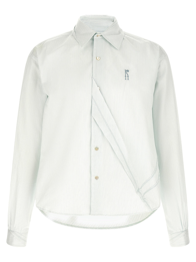 Chemisier bicolore en coton Kiko Kostadinov
