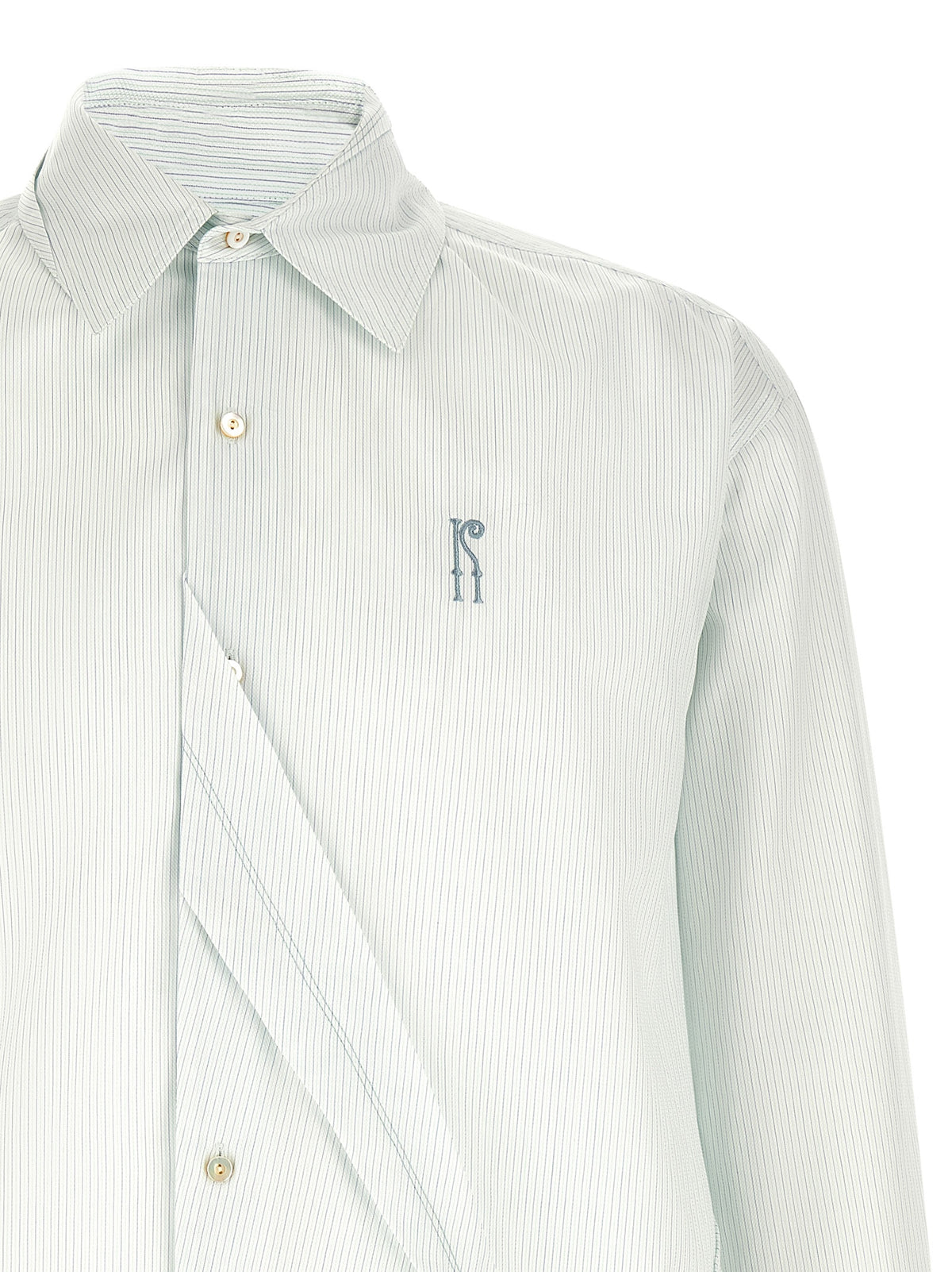 Chemisier bicolore en coton Kiko Kostadinov