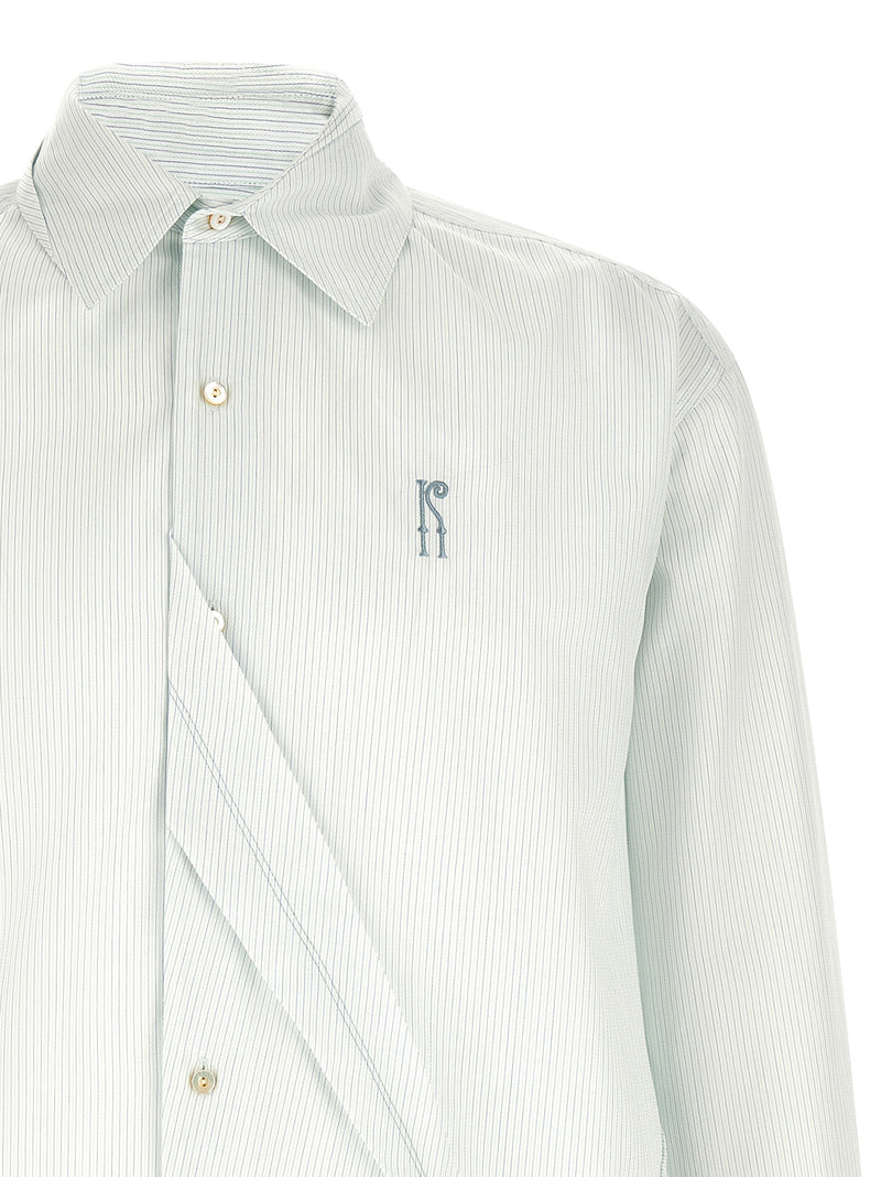 Chemisier bicolore en coton Kiko Kostadinov