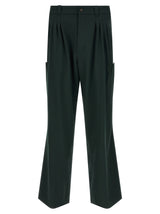 Kiko Kostadinov Bicolor Virgin Wool Casual Pants