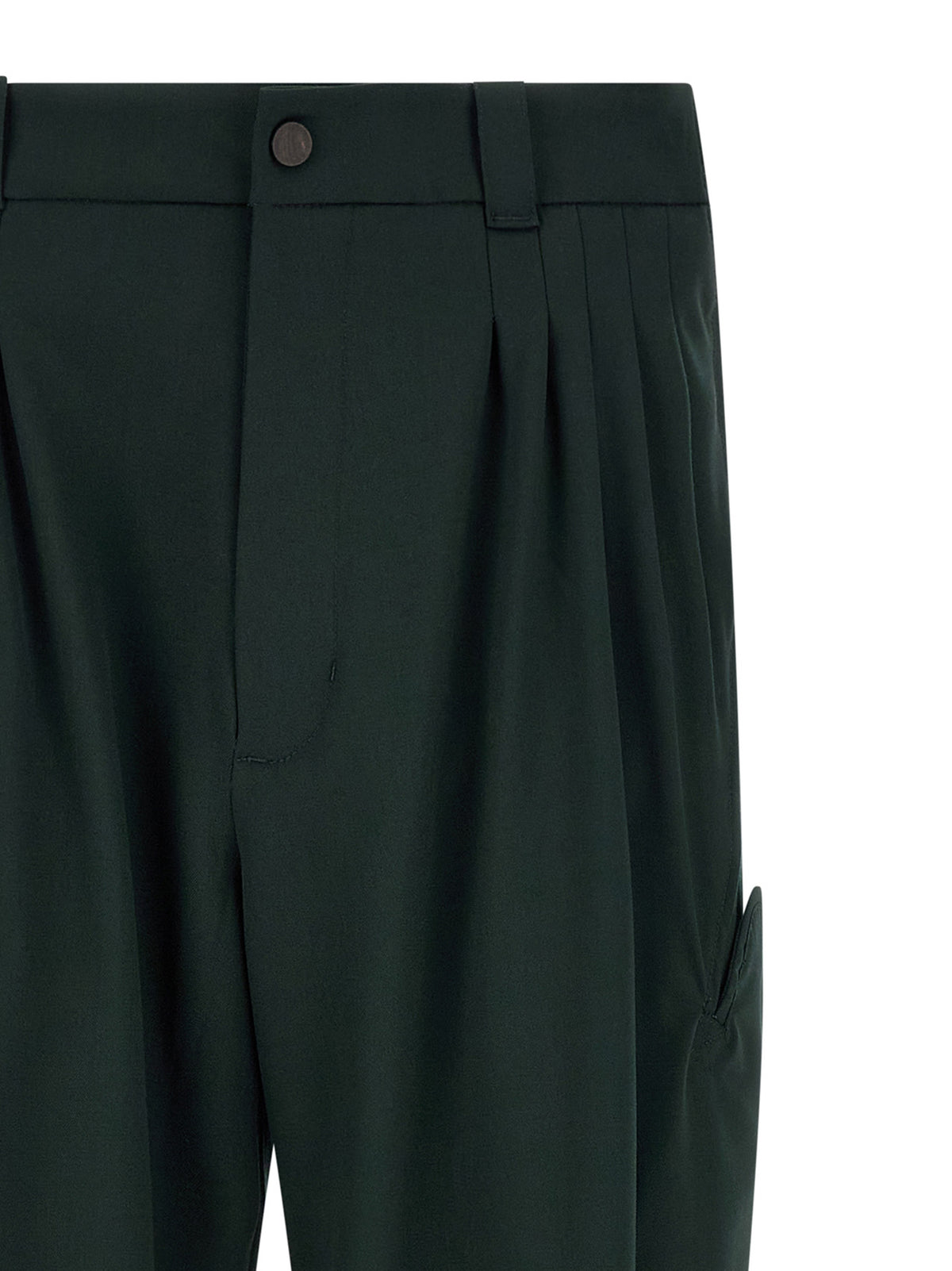 Kiko Kostadinov Bicolor Virgin Wool Casual Pants