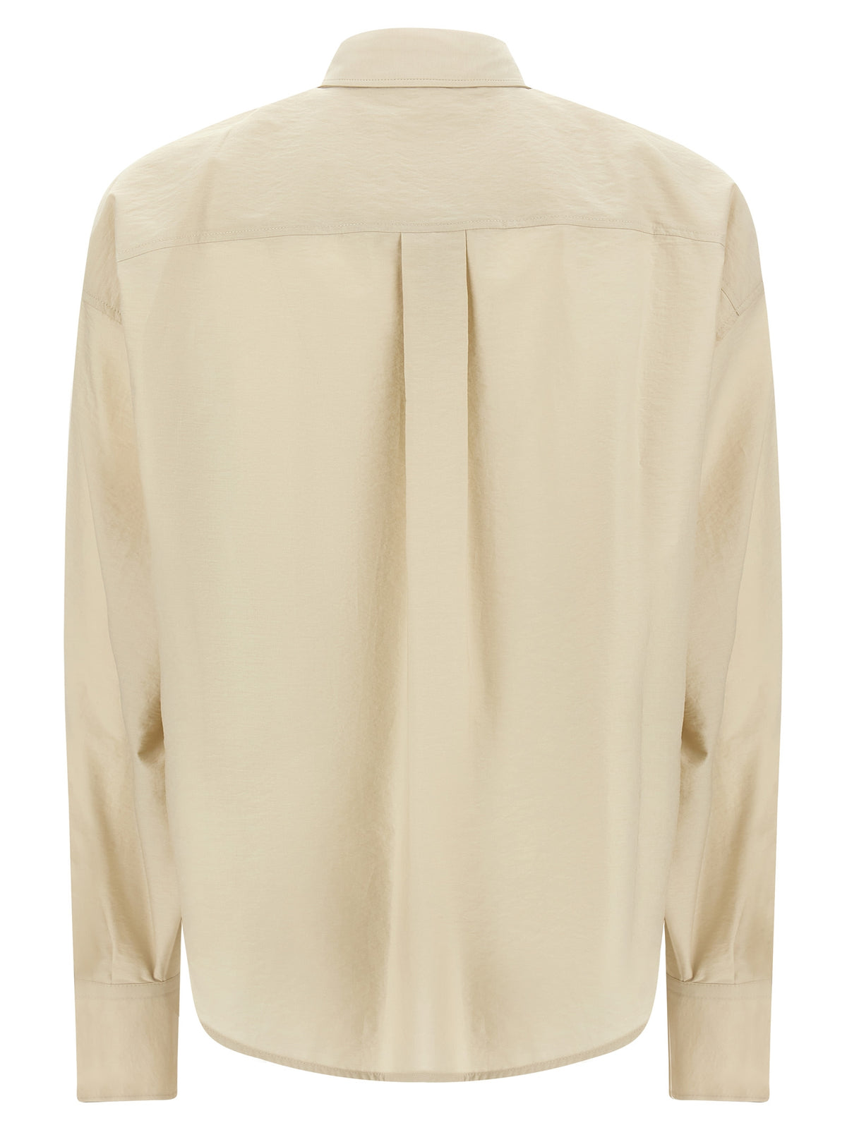 Chemisier en coton beige Brunello Cucinelli