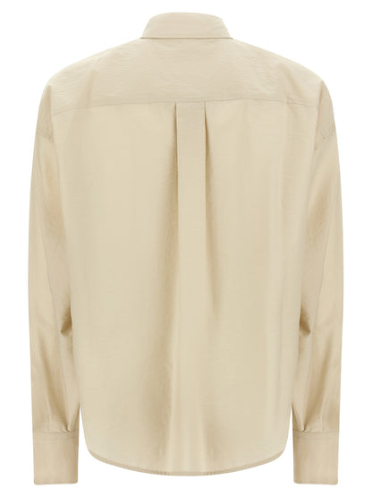 Brunello Cucinelli Beige Cotton Blouse