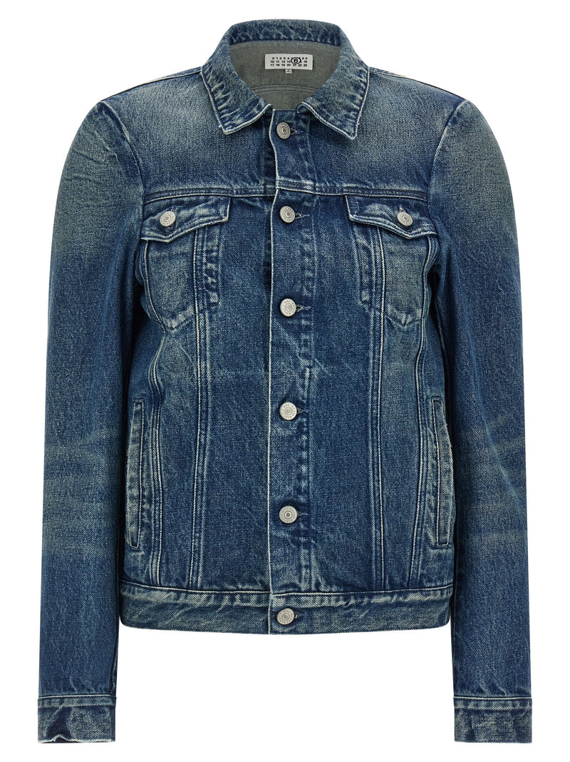 MM6 Maison Margiela Blue Cotton Denim Jacket