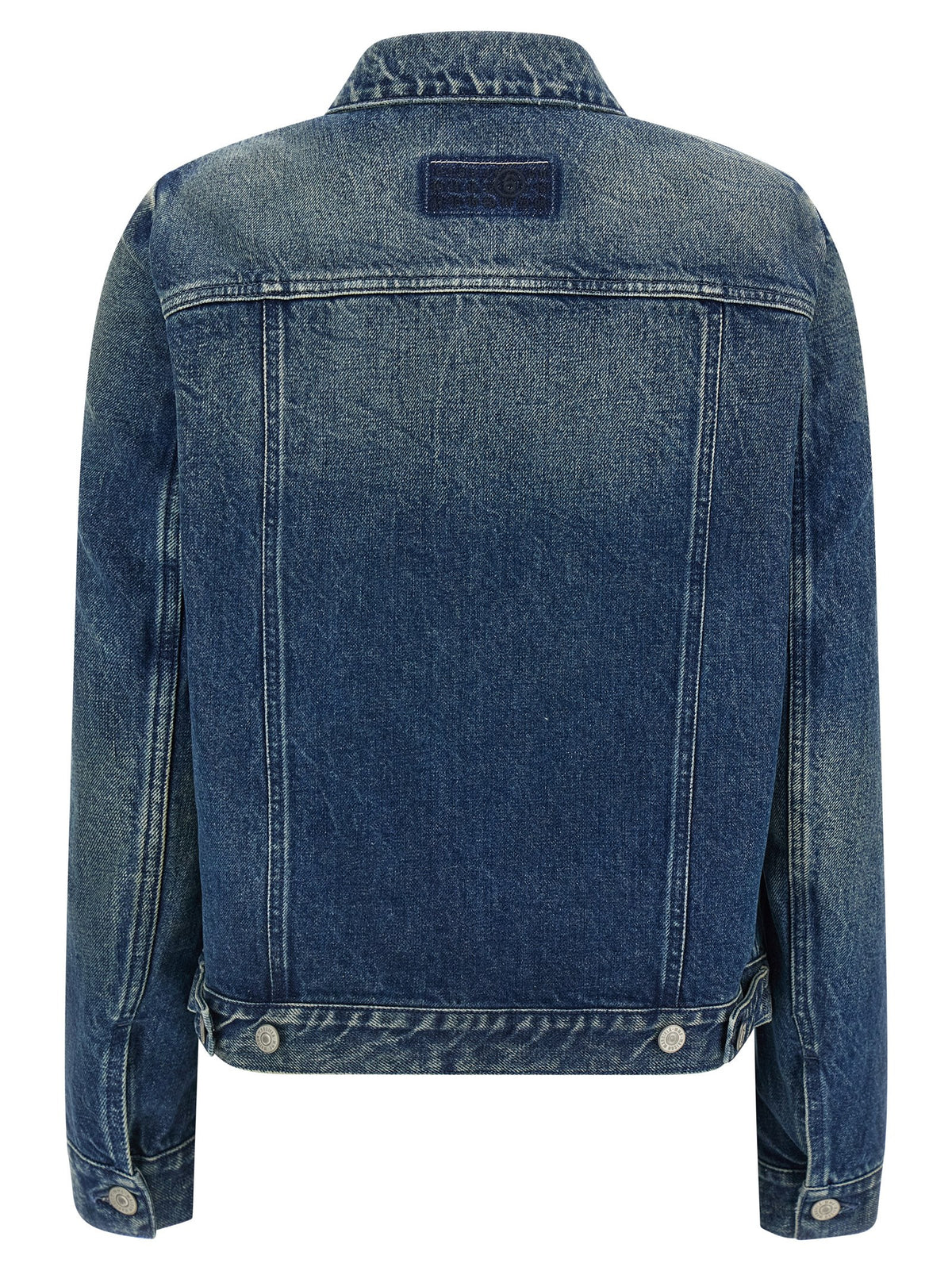 Veste en jean MM6 Maison Margiela en coton bleu