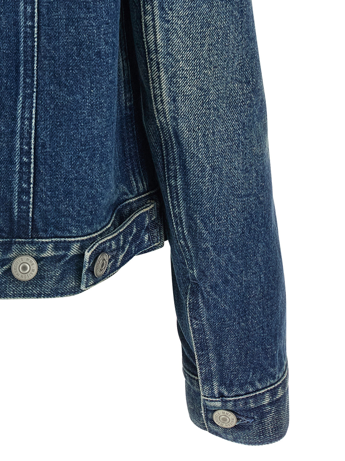 Veste en jean MM6 Maison Margiela en coton bleu