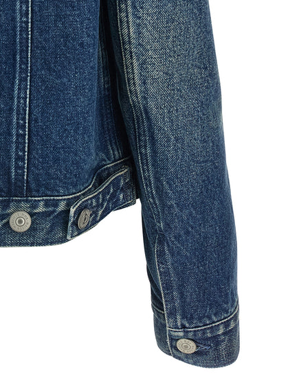 MM6 Maison Margiela Blue Cotton Denim Jacket