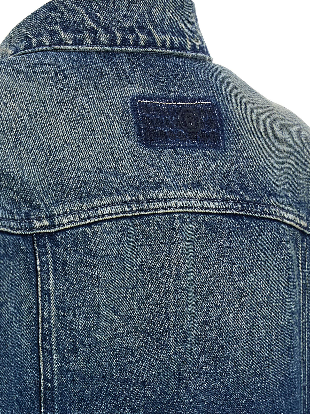 Veste en jean MM6 Maison Margiela en coton bleu