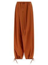 Marni Orange Cotton Casual Pants