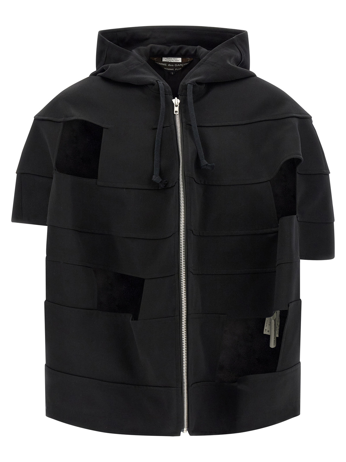 Comme Des Garçons Black Wool Shell Jacket