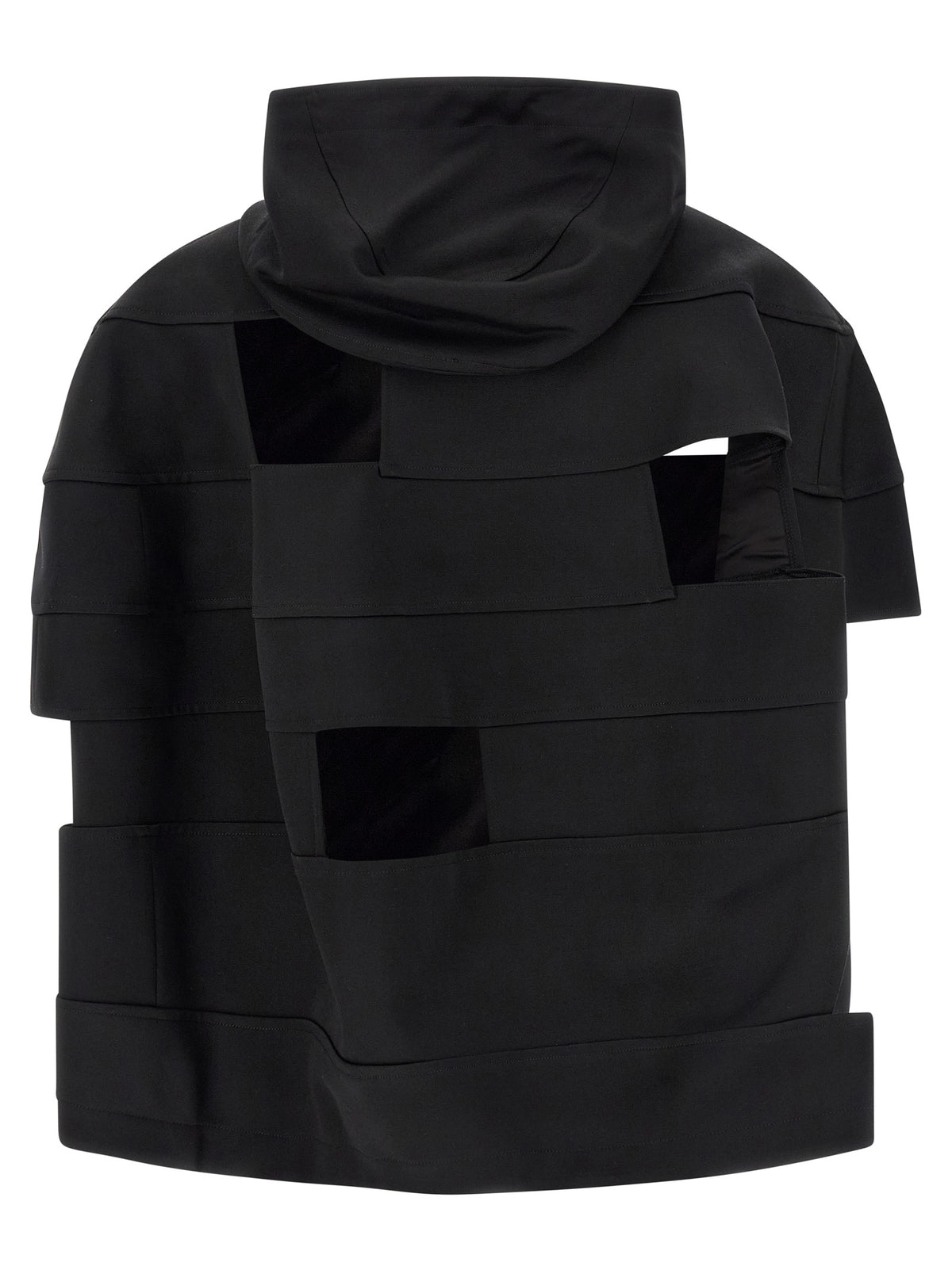Comme Des Garçons Black Wool Shell Jacket