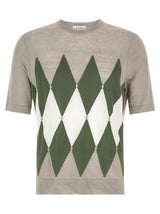 T-shirt en lin Ballantyne gris