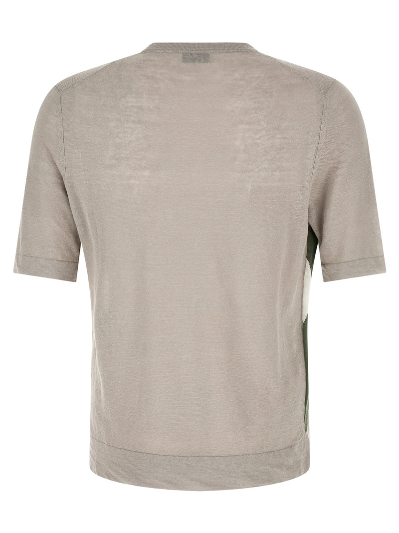 T-shirt en lin Ballantyne gris