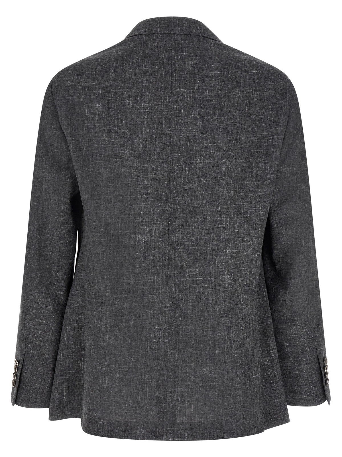 Brunello Cucinelli Gray Wool Blazer for Men