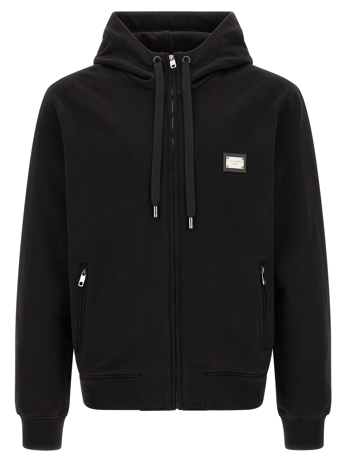 Dolce & Gabbana Black Cotton Sweatshirt - Stylish & Versatile