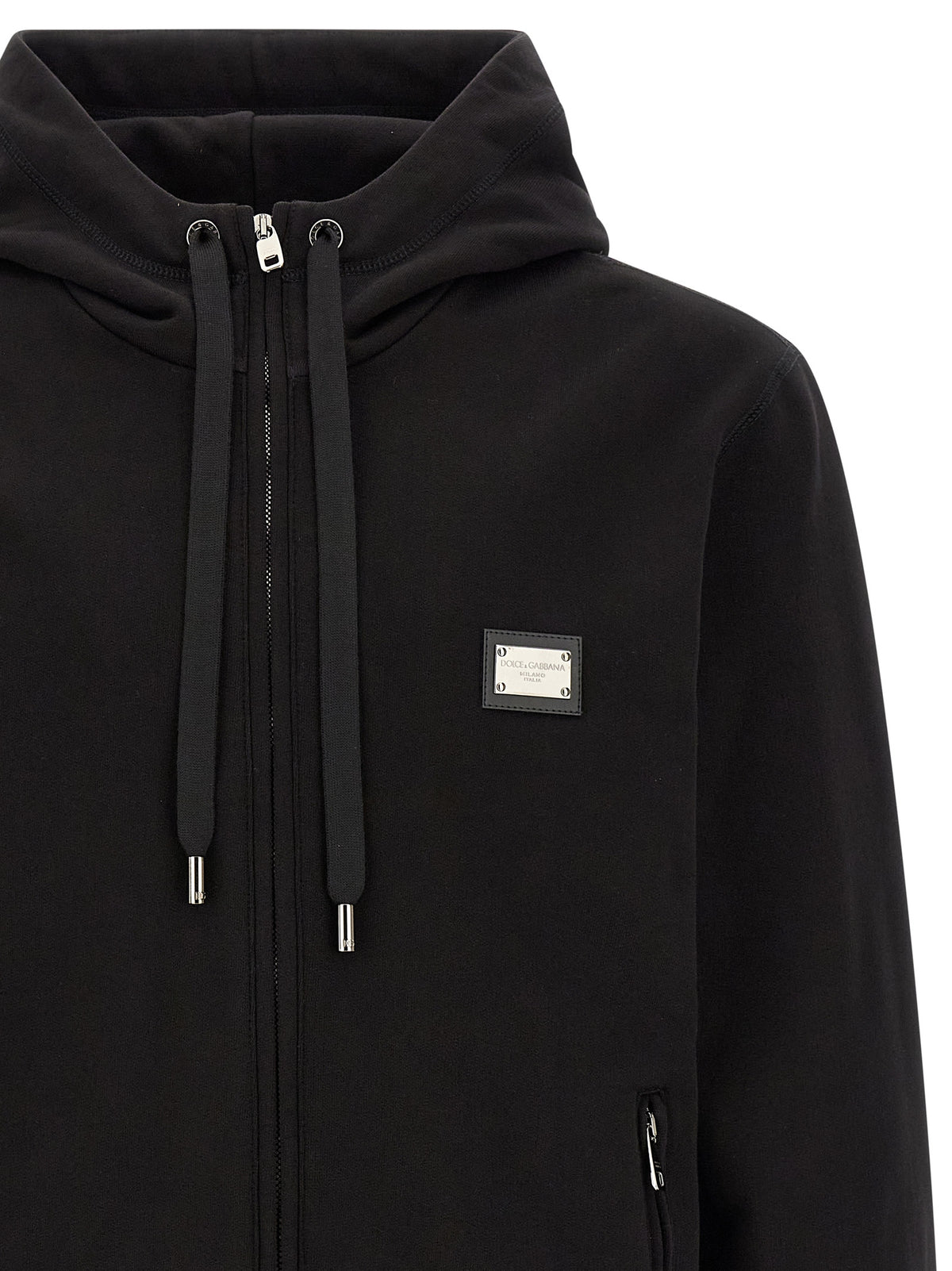 Dolce & Gabbana Black Cotton Sweatshirt - Stylish & Versatile