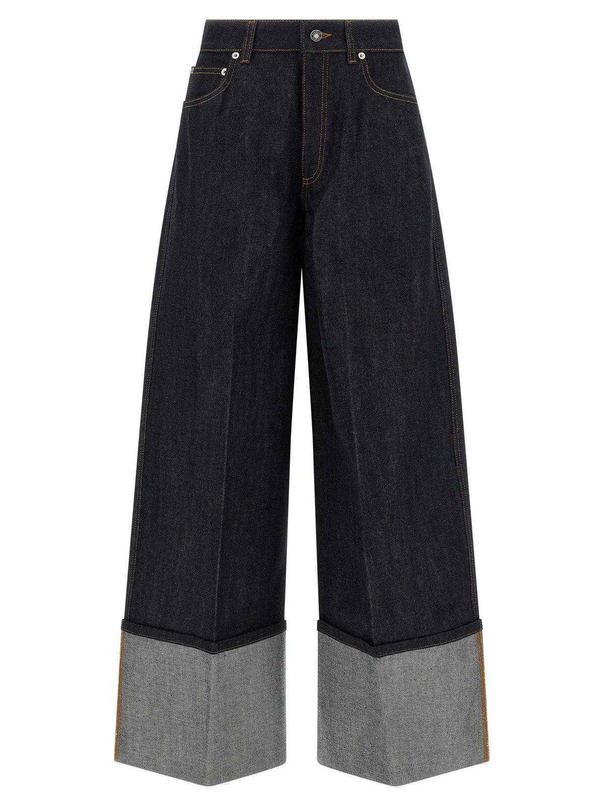 Givenchy Blue Cotton Flared Jeans for Women