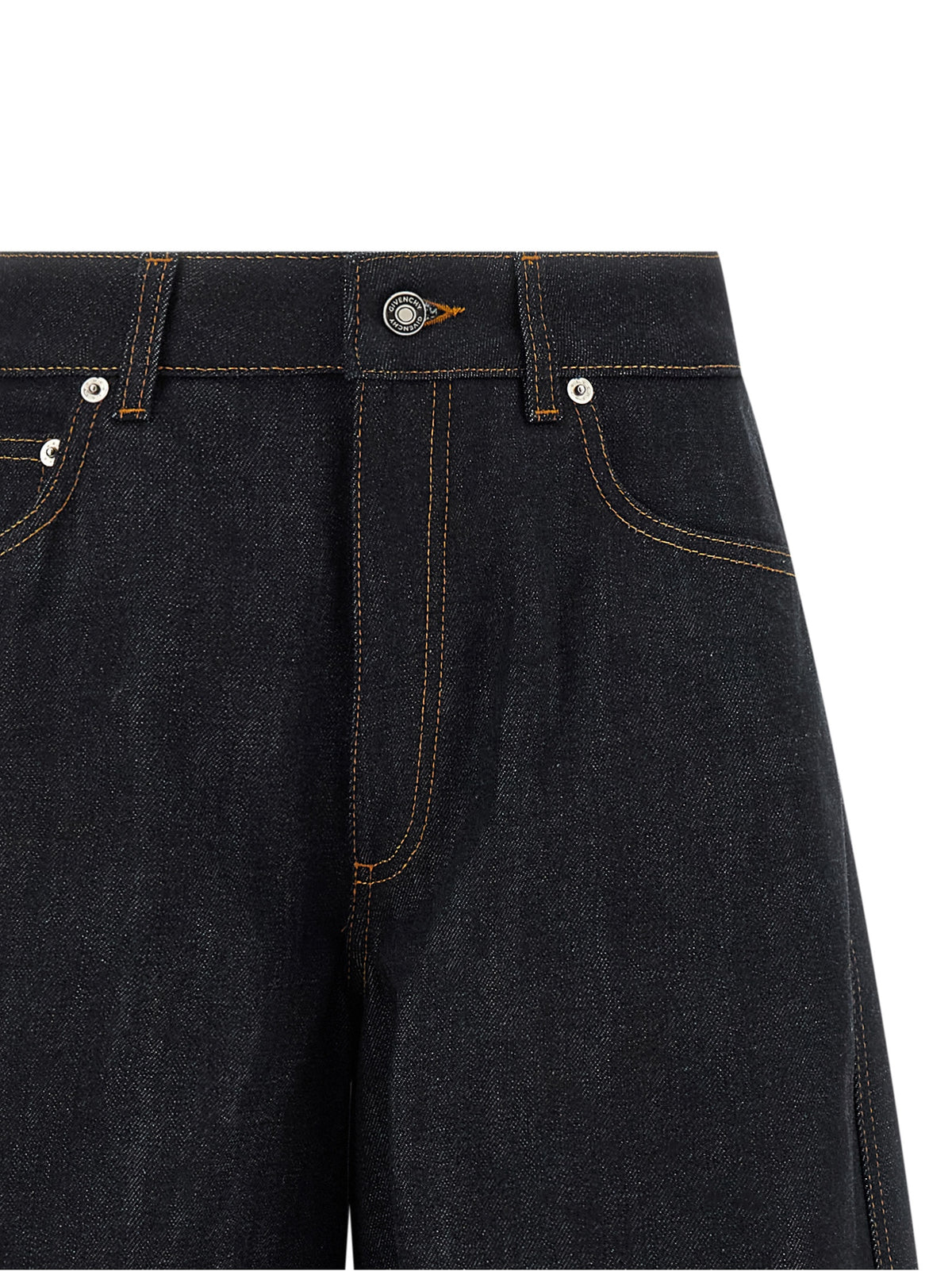 Givenchy Blue Cotton Flared Jeans for Women