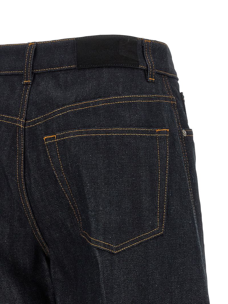 Givenchy Blue Cotton Flared Jeans for Women
