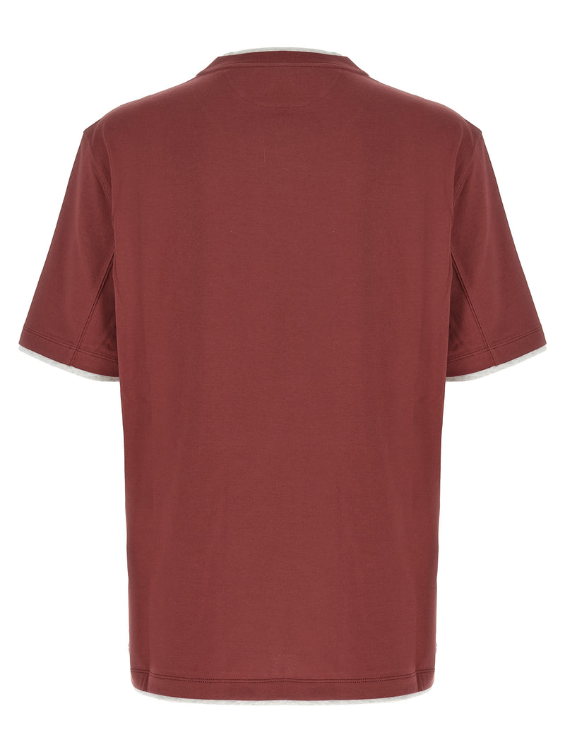 Brunello Cucinelli Multicolor Cotton T-Shirt