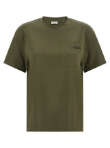 T-shirt en coton bicolore Brunello Cucinelli
